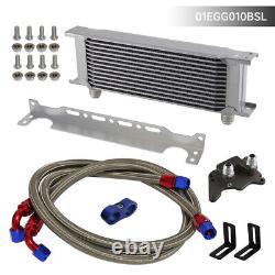 13 Row AN10 Oil Cooler Kit For BMW Mini Cooper S Supercharger R56 1.6L 06-12 SL