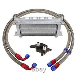 13 Row AN10 Oil Cooler Kit For BMW Mini Cooper S Supercharger R56 1.6L 2006-2012