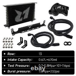 13 Row Oil Cooler Mount Bracket Kit for Mini Cooper S R50 R52 1.6L Supercharged