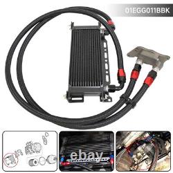 15 Row AN10 Oil Cooler Kit For BMW Mini Cooper S Supercharger R56 1.6L 06-12 BK