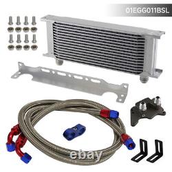 15 Row AN10 Oil Cooler Kit For BMW Mini Cooper S Supercharger R56 1.6L 06-12 SL