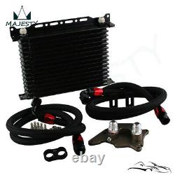 15 Row AN10 Oil Cooler Kit For BMW Mini Cooper S Supercharger R56 1.6L 2006-2012