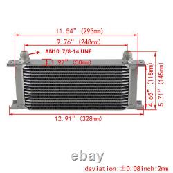 16 Row AN10 Oil Cooler Kit For BMW Mini Cooper S Supercharger R56 1.6L 2006-2012