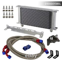 19 Row AN10 Oil Cooler Kit For BMW Mini Cooper S Supercharger R56 1.6L 06-12 SL