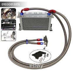 19 Row AN10 Oil Cooler Kit For BMW Mini Cooper S Supercharger R56 1.6L 2006-2012