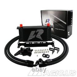 19 Row Oil Cooler Kit For BMW Mini Cooper S Supercharger Engine R56 Turbo 1.6L