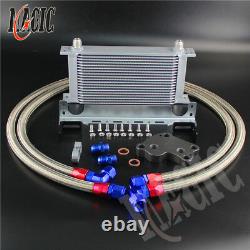 19 row R53 OIL COOLER KIT FOR BMW MINI COOPER S SUPERCHARGER withMounting Bracket