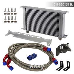 22 Row AN10 Oil Cooler Kit For BMW Mini Cooper S Supercharger R56 1.6L 06-12 SL