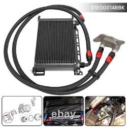 25 Row AN10 Oil Cooler Kit For BMW Mini Cooper S Supercharger R56 1.6L 06-12 BK