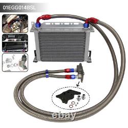 25 Row AN10 Oil Cooler Kit For BMW Mini Cooper S Supercharger R56 1.6L 06-12 SL