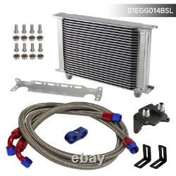 25 Row AN10 Oil Cooler Kit For BMW Mini Cooper S Supercharger R56 1.6L 2006-2012