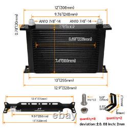 25 Row Oil Cooler Kit For BMW Mini Cooper S Supercharger Engine R56 Turbo 1.6L