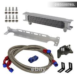 7 Row AN10 Oil Cooler Kit For BMW Mini Cooper S Supercharger R56 1.6L 06-12 SL