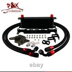 7Row AN10 Oil Cooler withBracket+Adapter Hose Kit For BMW Mini Cooper S R56 07-13