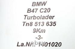9km BMW X2 F39 18d 18dX B47C20A YL51 YL71 150PS Turbolader Turbo 8513635 8513636
