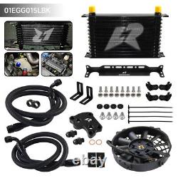 AN10 13 Row Oil Cooler Kit For BMW Mini Cooper S Supercharger R50 R52 R53+7 Fan