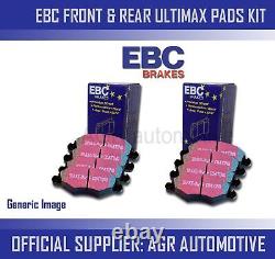Ebc Front + Rear Pads Kit For Mini (r53) 1.6 Supercharged Cooper S 2001-03