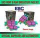 Ebc Greenstuff Front + Rear Pads Kit For Mini R53 1.6 Supercharged Works 2003-06