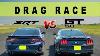 Ford Mustang Gt 5 0 10 Speed Vs Dodge Charger Srt 392 V8 Battle Drag And Roll Race