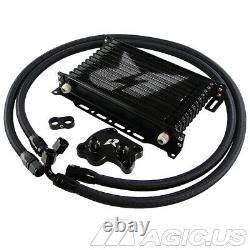 LR AN10 13Row Oil Cooler Kit For BMW Mini Cooper S Supercharger R50 R52 R53 1.6L