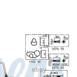 NISSENS Turbo Charger Mounting Kit 9300911 FOR Partner Focus Berlingo C3 Tepee M